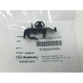 Subaru 2005-09 Outback Legacy & 2017-2019 Impreza Front Hood Rod Clamp Clip Bracket - 57255AG00A - Genuine OEM