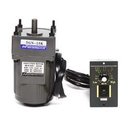 Speed Electric Gear Motor, 110V 40W 15K Single-Phase AC Electric Gear Reduction Motor 90 RPM/min with Speed Controller
