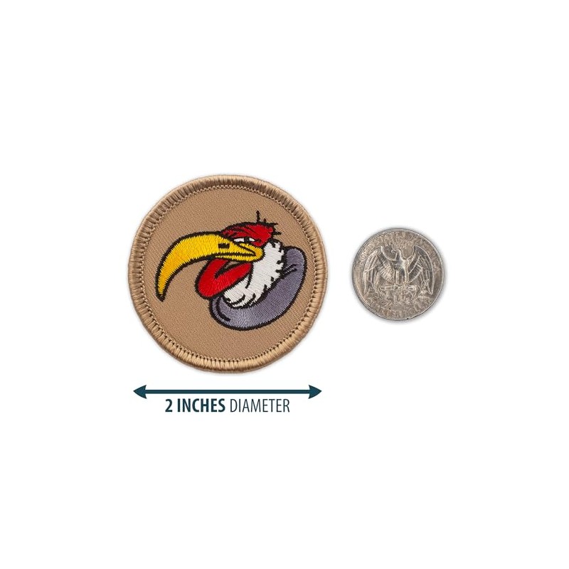 Buzzard Patrol Patch - 2" Diameter Round Embroidered Patch