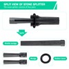 KOSIEJINN Stone Splitter Wedge Stone Opener Stone Breaking Tool Wood