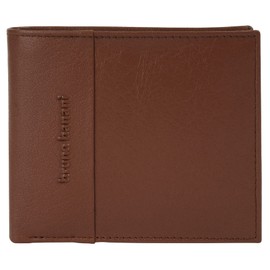 Bruno Banani Genuine Leather Men's Wallet - 021334, Cognac, Classic