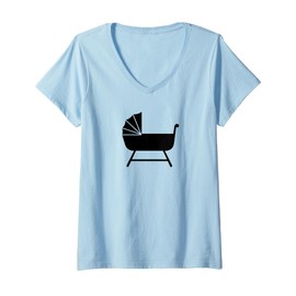 Womens Bassinet V-Neck T-Shirt