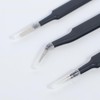 Antistatic Tweezers Set - 3 Precision Stainless Steel Tweezers for