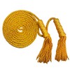 FRF FLAG Gold Braided Tassel Flag Cord 108 Inch, Gold