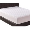 Poly-Cotton Quilted Mattress Protectors 30cm Deep Fitted Skirt Non-Noisy Hotel