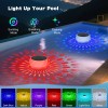 Unbranded Outdoor Solar LED Floating Pool Lights IP68 Waterproof Glowing