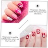 Healeved Nail Charms for Manicure Heart-Shaped Decorations for Elegant Nails