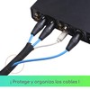 Lenfech Organizador de Cables de 2 y 4 Metros para