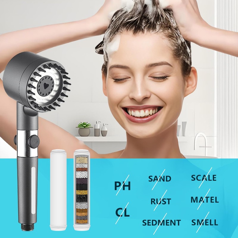 sieloonger Shower Filter Compatible with PWERAN Shower Head Filter System