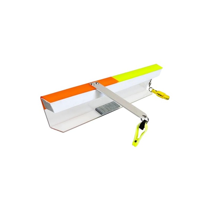 Rhino Premium Flexiboard Trolling Tackle - Orange/Yellow, One Size