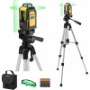 Prexiso 360° Laser Level with Tripod, 100Ft Self Leveling Cross