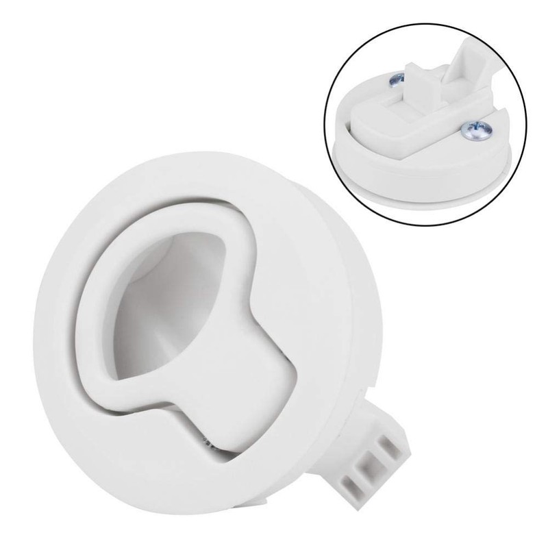 Flush Pull Hatch Latch Marine Boat Plastic Flush Pull Latch