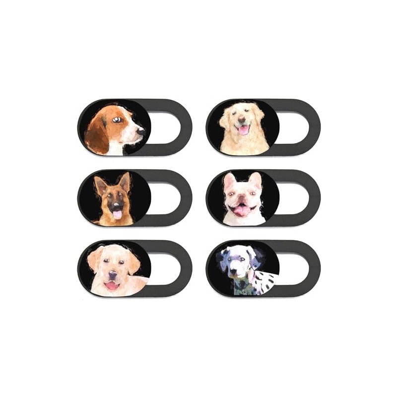Mizi Webcam Privacy Cover Slide [6 Pack], Cute Camera Blocker