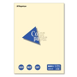 Nagatoya Shoten Color Paper Na-4502 B5 Thickest Mouth 25 Sheets Lemon