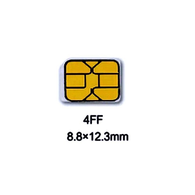 Unbranded Blank 4G LTE GSM SIM Card - Nano/Micro/Min