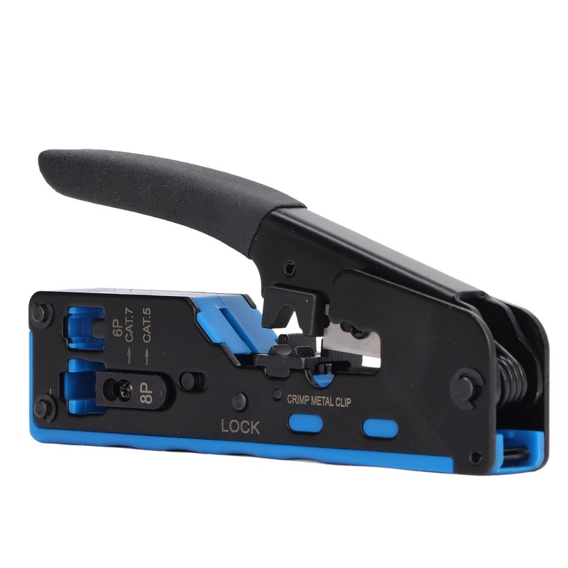 RJ45 Crimp Tool Kit Pass Through All in One Ethernet