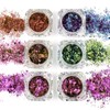 Stargazer Duochrome Flakes, Colour Shift Mezermising Loose Glitter Colour In