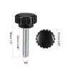 sourcing map 6pcs Knurled Clamping Knobs M6 x 25mm Metric