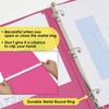 BAZIC 3 Ring Binder 1/2" Economy View Binders Organizer -