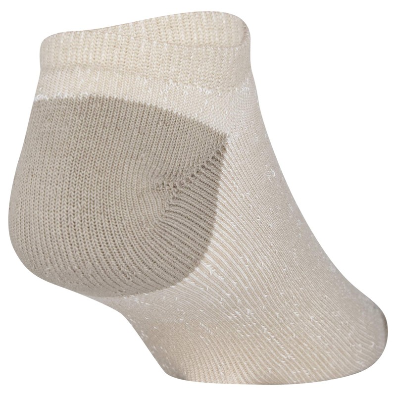 GOLDTOE Men's 656F Cotton No Show Athletic Socks, Multipairs, Khaki/Olive/Black/New