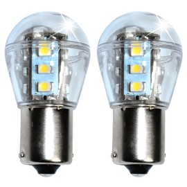 HQRP 2-Pack Headlight LED Bulb compatible with 925-0963 725-0963 1772001 725-0963P 725-0963 Ryobi 13AD678G034 13AN688G034, Yard Machines 13AC762F000 (2008) Lawn Tractor Headlamp