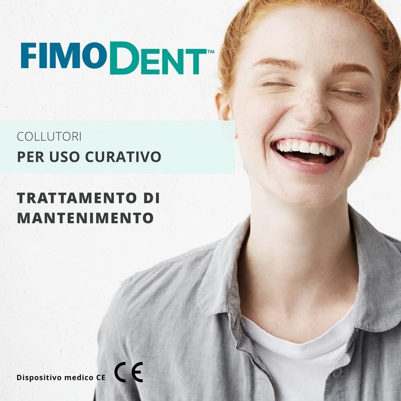 Fimodent Travel Collutorio - Clorexidina 0.12% con SPDD (Sistema Protezione