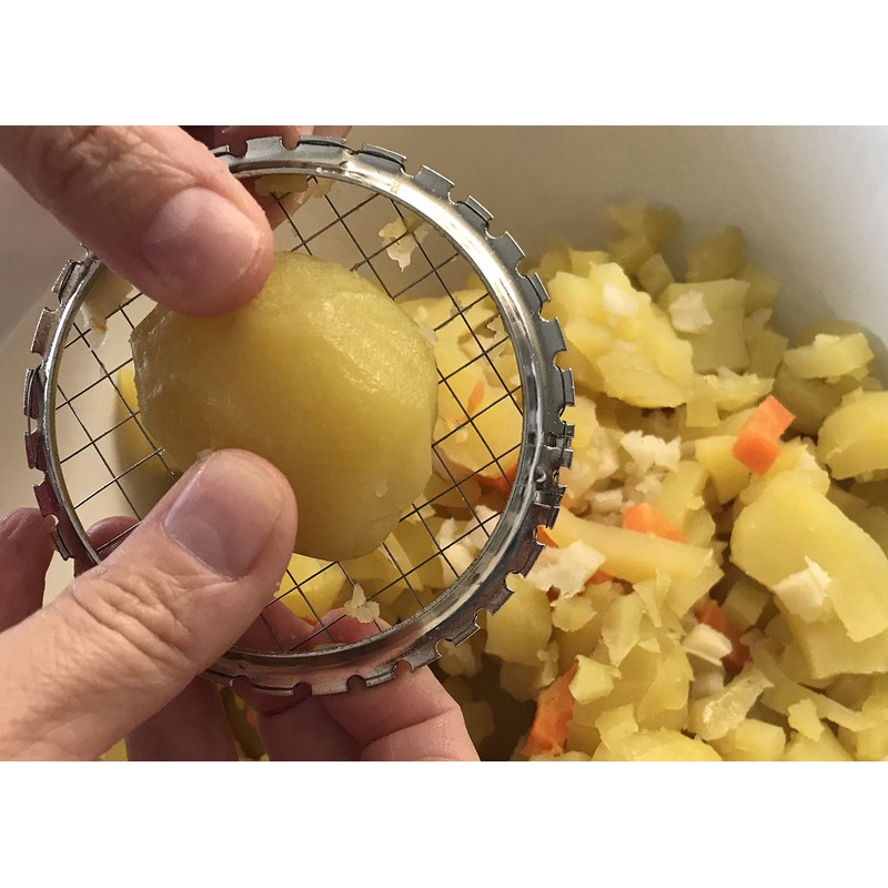 Potato cutter, stainless steel manual potato chopper, egg slicer, egg
