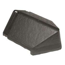4 x Slate Grey Enviro Tile Roof Hip End Cap Slate Lightweight Synthetic Plastic Roofing