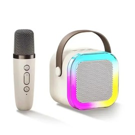 New Hot Speaker Portable Home Cute Karaoke Mini Wireless Audio with Microphone K Song Family Singing Machine