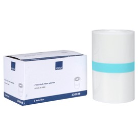 ABENA Folienverband, 10m x 10cm, 1 Stück, Filmverband, Filmrolle, Wundverband, Pflaster, Transparent, Latexfrei, Unsteril