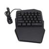 One Handed Gaming Keyboard USB Wired RGB Backlit 35 Keys