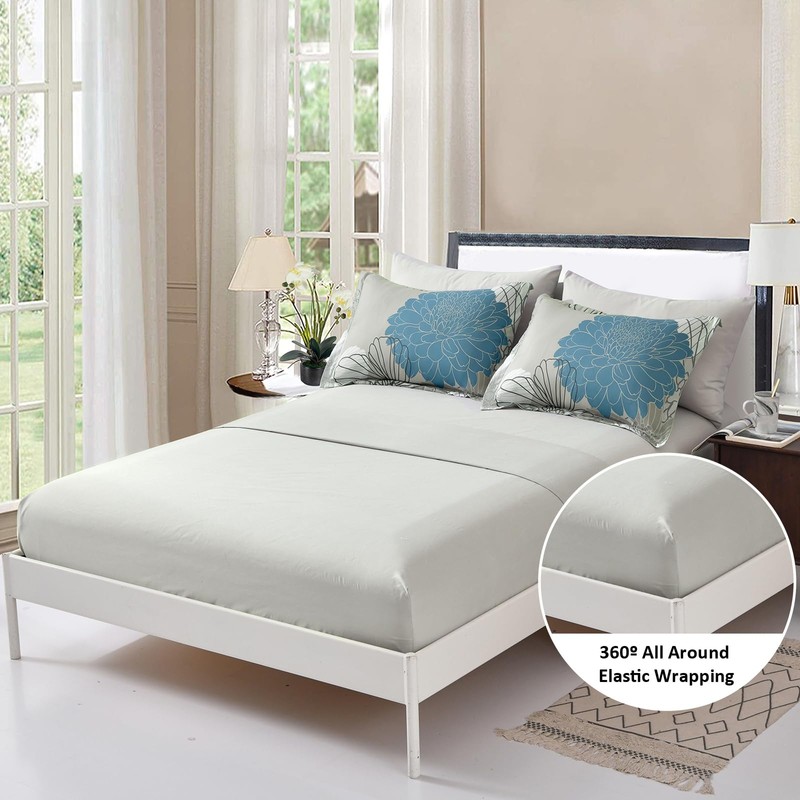 Yiran 7 Pieces Bed in a Bag King Comforter Set