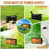 XHDATA D-608WB Portable Emergency Crank FM AM(MW) SW Radio with