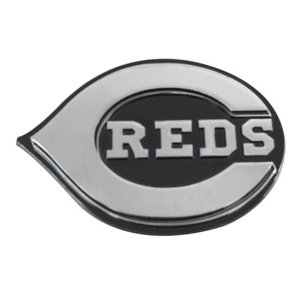 FANMATS 26560 Cincinnati Reds 3D Chrome Metal Auto Emblem