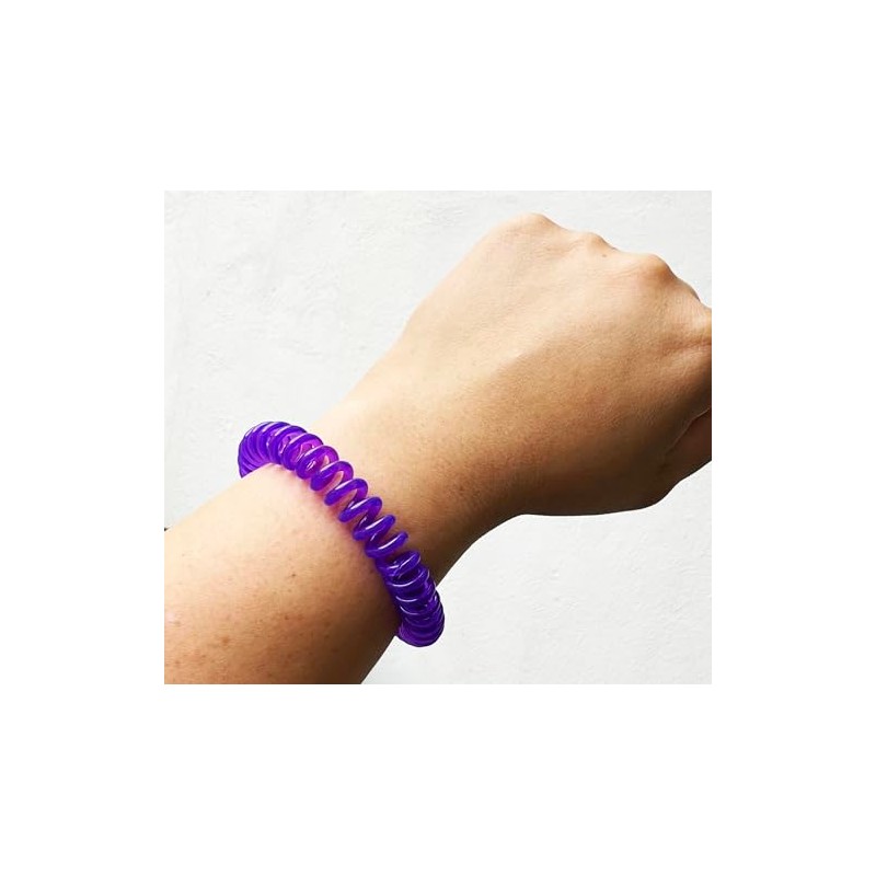 No Mosquito Pulsera repelente de mosquitos Multicolor 24 piezas