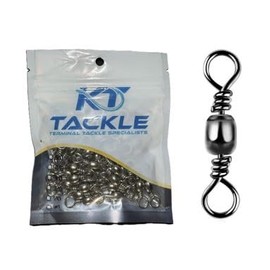KT Tackle Fishing Swivels 5 sizes 4/0, 3/0, 2/0, 1/0, #1 25/50 Pcs (25, 1/0)
