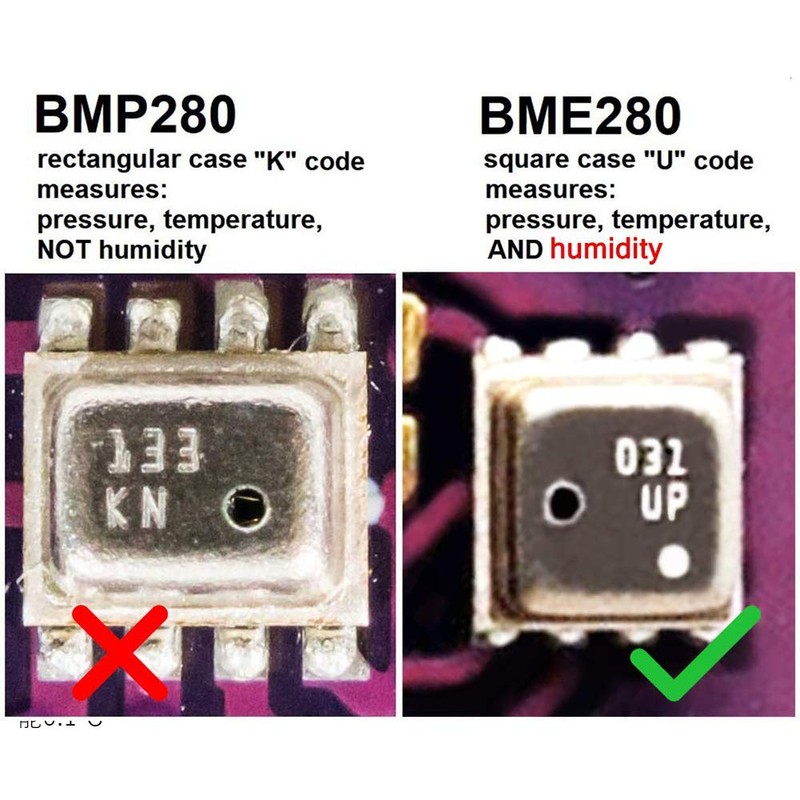 Aideepen Temperature Humidity Atmospheric Sensor Barometric Pressure Board 5V Digital