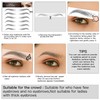 Aresvns Eyebrow Tattoo Chocolate 66 Pairs! 4D Lifelike Imitation Eyebrows,Popular