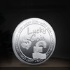 1 PCS Lucky Coin Horseshoe and Four Leaf Clover Souvenirs