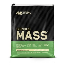Suplemento En Polvo Optimum Nutrition Serious Mass Carbohidratos Sabor Vainilla En Bolsa De 5.44kg