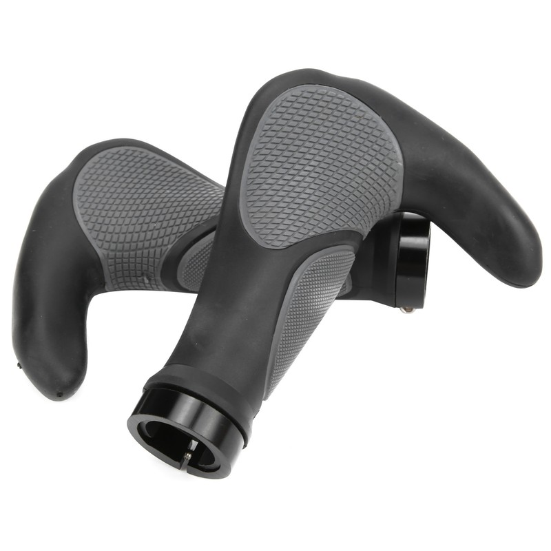 22.2mm Mountain Bicycle Ox Horn Handbar Bilateral Locking Durable Rubber