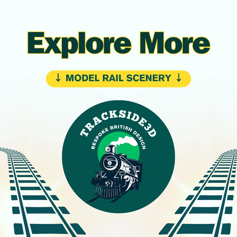 Trackside 3D 1:76 OO Gauge Railway Chain Link Security Fencing