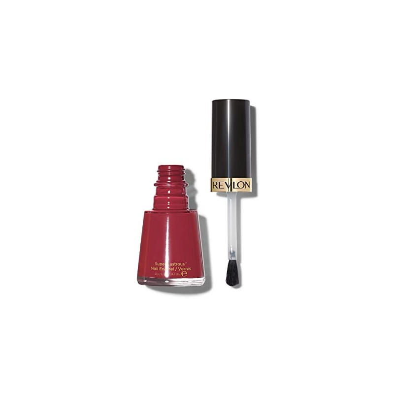 Revlon Nail Enamel 721 Raven Red (Color Image: Deep Red)