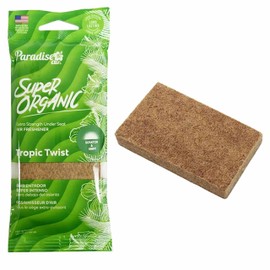 2 Pc Paradise Super Organic Tropical Twist Air Freshener Block Stone Fragrance