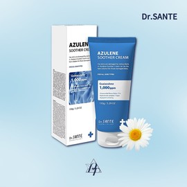 Sante Dr. Sante sante millet soothes redness, reduces redness, strengthens skin barrier, Azulene cream 150g 🖤Azulene Soothing Cream 150g / 닥터상떼 sante 좁쌀 진정 홍조 수부지 피부장벽강화 아줄렌크림 150g 🖤아줄렌수더크림150g