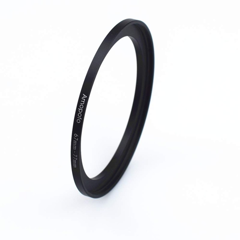 67 mm to 77 mm metal filter ring, 67-77 mm