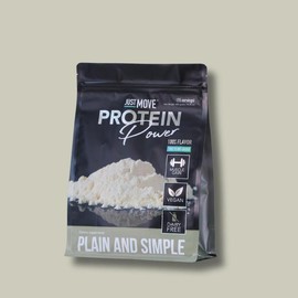 Just Move Protein Power Plain And Simple Unflavored Vegan Organic Dairy Free Gluten Free Keto 20g Protein Low Carb Non GMO Supplement