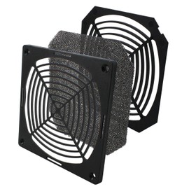 Plastic Fan Grille with Filter Insert 120 x 120 mm 120 mm