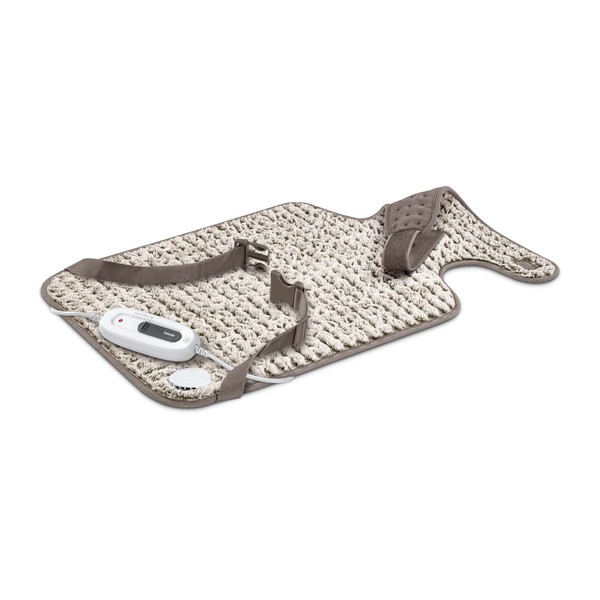 Beurer UHP53N Lux Back and Neck Heating Pad, Soft Microplush