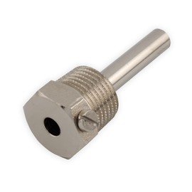 Tmonit - Immersion Sleeve Nickel-Plated Brass | 1/2 Inch | 50 mm Installation Length | for Temperature Sensor, Cable Sensor Heating